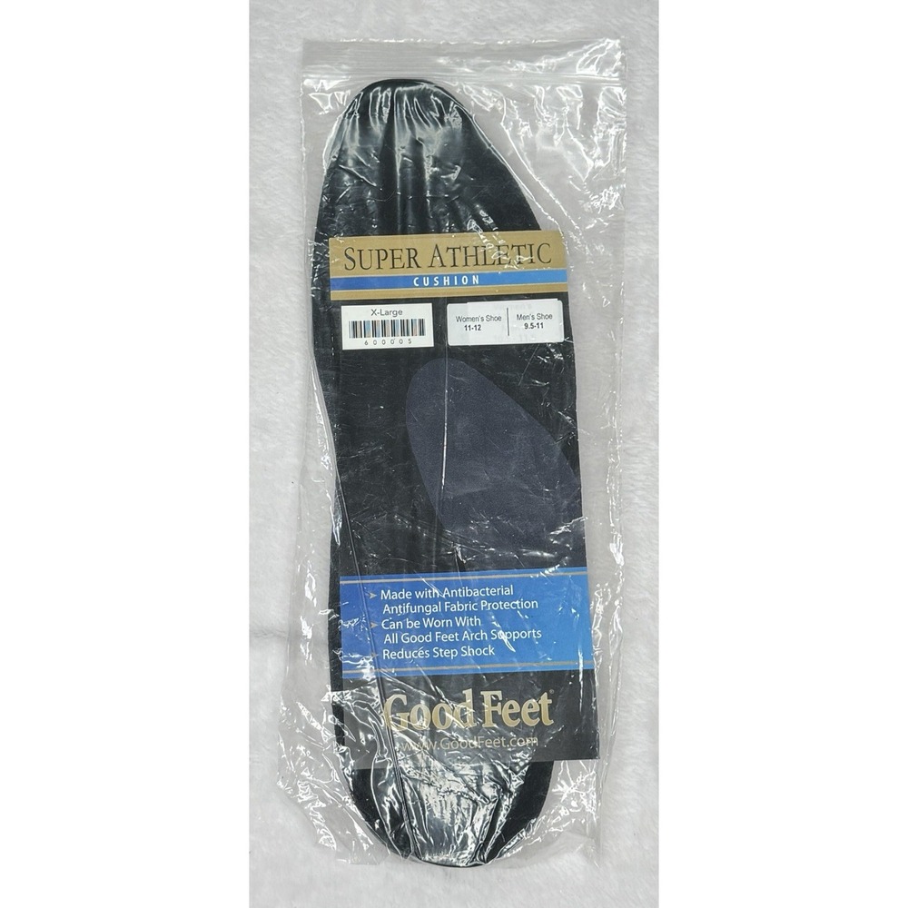The Good Feet Store Cushions Super Athletic Insoles XL Men 9.5-11 W 11-12 New